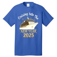 Cruising Into 2025 New Years Eve Cruise Vacation Matching Great Gift Tall T-Shirt