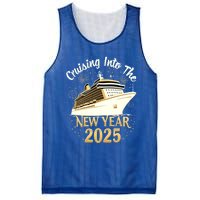 Cruising Into 2025 New Years Eve Cruise Vacation Matching Great Gift Mesh Reversible Basketball Jersey Tank