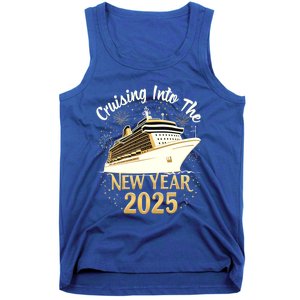 Cruising Into 2025 New Years Eve Cruise Vacation Matching Great Gift Tank Top