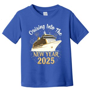 Cruising Into 2025 New Years Eve Cruise Vacation Matching Great Gift Toddler T-Shirt