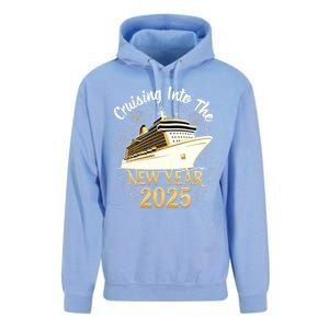 Cruising Into 2025 New Years Eve Cruise Vacation Matching Great Gift Unisex Surf Hoodie