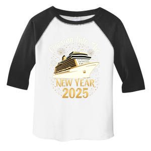 Cruising Into 2025 New Years Eve Cruise Vacation Matching Great Gift Toddler Fine Jersey T-Shirt