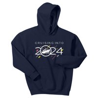 Cruising Into 2024 - New Years Cruise - Family Cruise 2024 Kids Hoodie