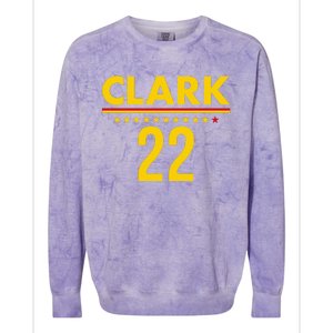 Clark Ind 22 Indiana Basketball Colorblast Crewneck Sweatshirt