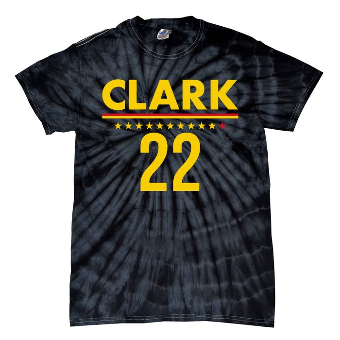 Clark Ind 22 Indiana Basketball Tie-Dye T-Shirt