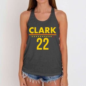 Clark Ind 22 Indiana Basketball Women's Knotted Racerback Tank