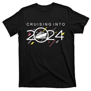 Cruising Into 2024 New Years Cruise Family Cruise 2024 T-Shirt