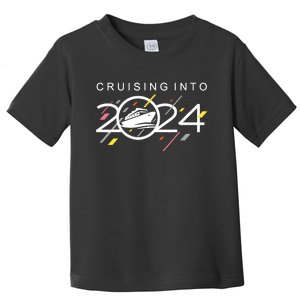 Cruising Into 2024 New Years Cruise Family Cruise 2024 Toddler T-Shirt