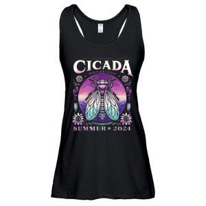 Cicada Invasion 2024 Broods Xix & Xiii Cicada Women Ladies Essential Flowy Tank