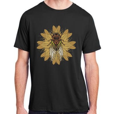 Cicada Insect 2024 Emergence Convergence Retro Adult ChromaSoft Performance T-Shirt