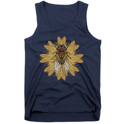 Cicada Insect 2024 Emergence Convergence Retro Tank Top