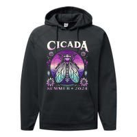 Cicada Invasion 2024 Broods Xix & Xiii Cicada Performance Fleece Hoodie