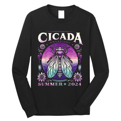 Cicada Invasion 2024 Broods Xix & Xiii Cicada Long Sleeve Shirt