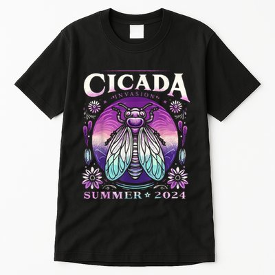 Cicada Invasion 2024 Broods Xix & Xiii Cicada Tall T-Shirt