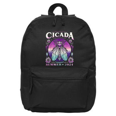 Cicada Invasion 2024 Broods Xix & Xiii Cicada 16 in Basic Backpack