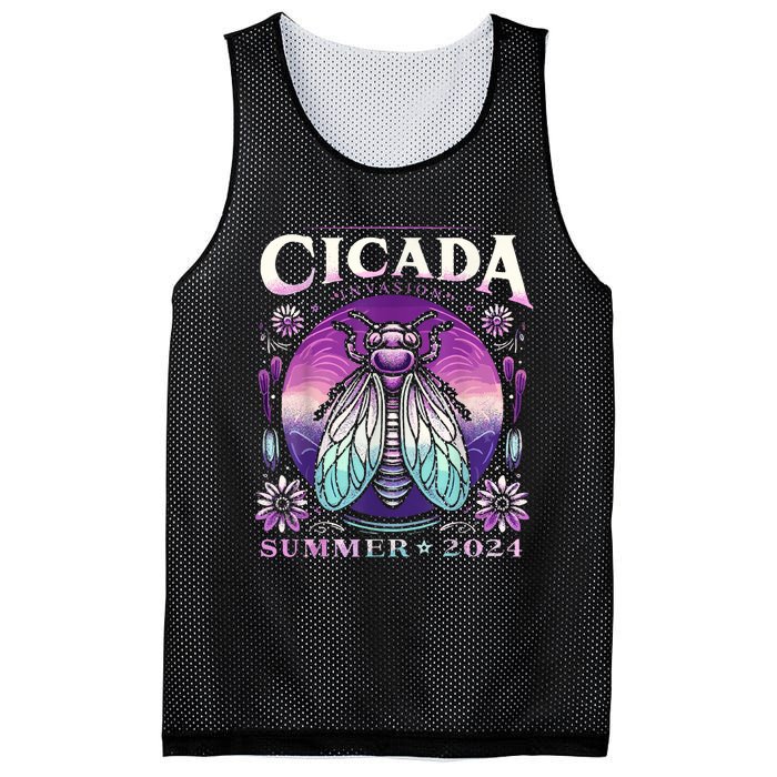 Cicada Invasion 2024 Broods Xix & Xiii Cicada Mesh Reversible Basketball Jersey Tank