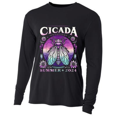 Cicada Invasion 2024 Broods Xix & Xiii Cicada Cooling Performance Long Sleeve Crew