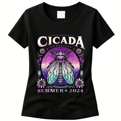 Cicada Invasion 2024 Broods Xix & Xiii Cicada Womens T-Shirt