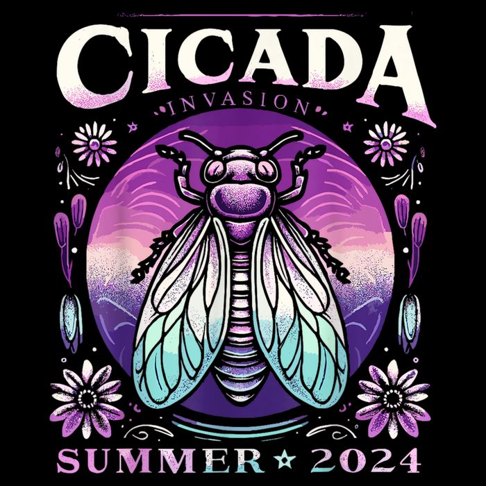 Cicada Invasion 2024 Broods Xix & Xiii Cicada Short Acrylic Beanie