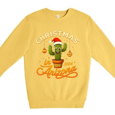 Christmas In 2024 Arizona Premium Crewneck Sweatshirt