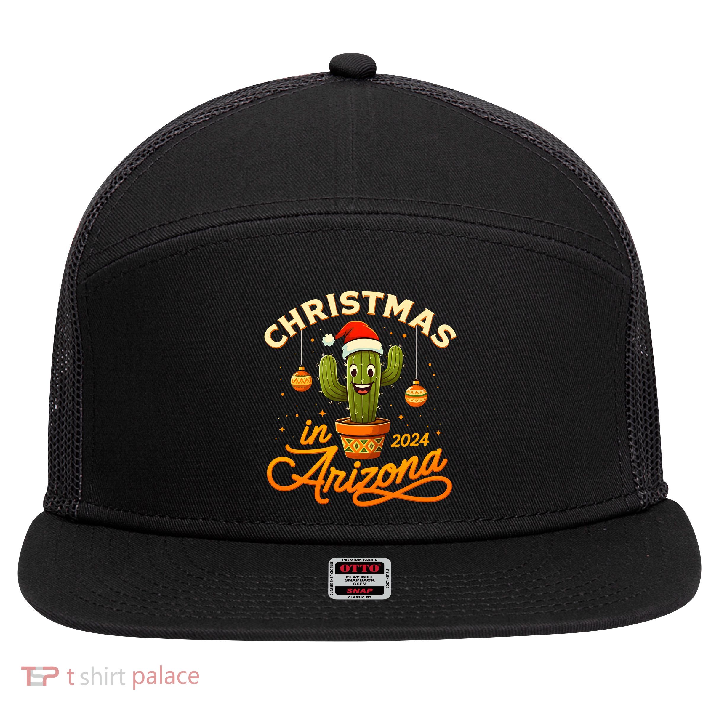 Christmas In 2024 Arizona 7 Panel Mesh Trucker Snapback Hat