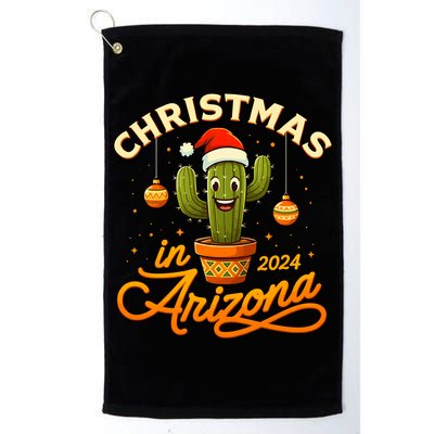 Christmas In 2024 Arizona Golf Towel