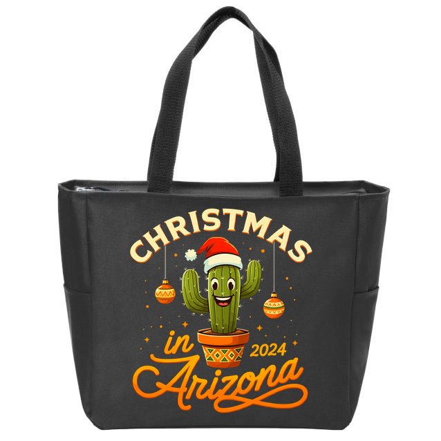Christmas In 2024 Arizona Zip Tote Bag