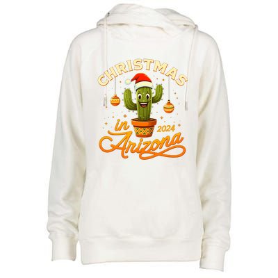 Christmas In 2024 Arizona Womens Funnel Neck Pullover Hood