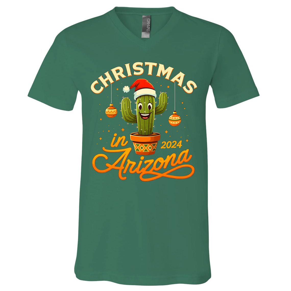Christmas In 2024 Arizona V-Neck T-Shirt