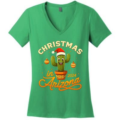 Christmas In 2024 Arizona Women's V-Neck T-Shirt