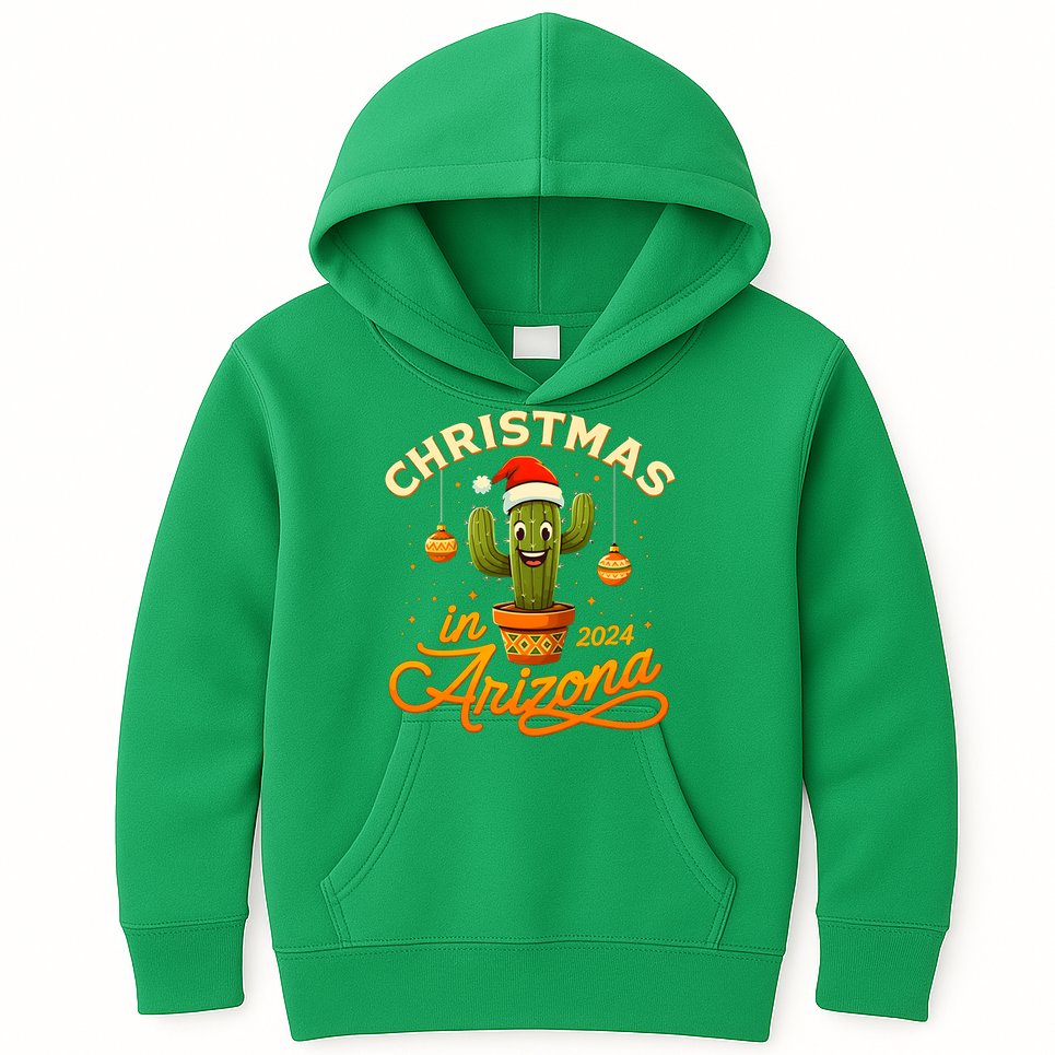 Christmas In 2024 Arizona Kids Hoodie