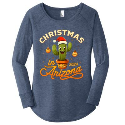 Christmas In 2024 Arizona Women's Perfect Tri Tunic Long Sleeve Shirt