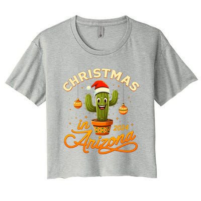 Christmas In 2024 Arizona Women's Crop Top Tee