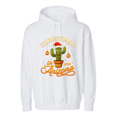 Christmas In 2024 Arizona Garment-Dyed Fleece Hoodie