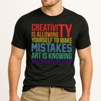 Creativity Is Allowing Yourself To Make Mistakes Art Is Knowing Which Ones Performance Shirt