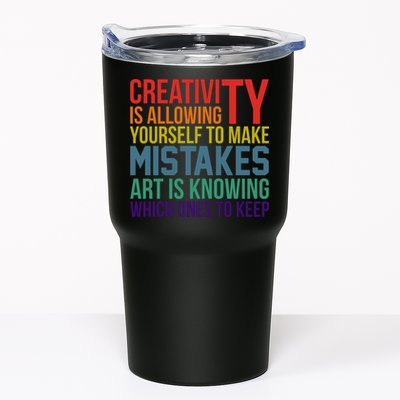 Creativity Is Allowing Yourself To Make Mistakes Art Is Knowing Which Ones Tumbler