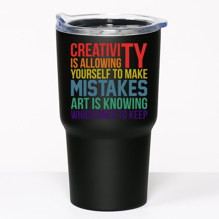 Creativity Is Allowing Yourself To Make Mistakes Art Is Knowing Which Ones Tumbler