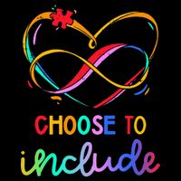 Choose Include Autism Day Teacher School Cooling Performance Crew T-Shirt