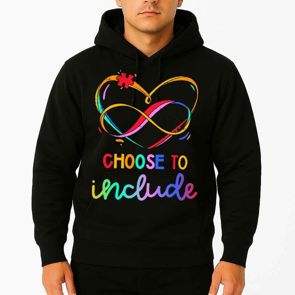 Choose Include Autism Day Teacher School Hoodie
