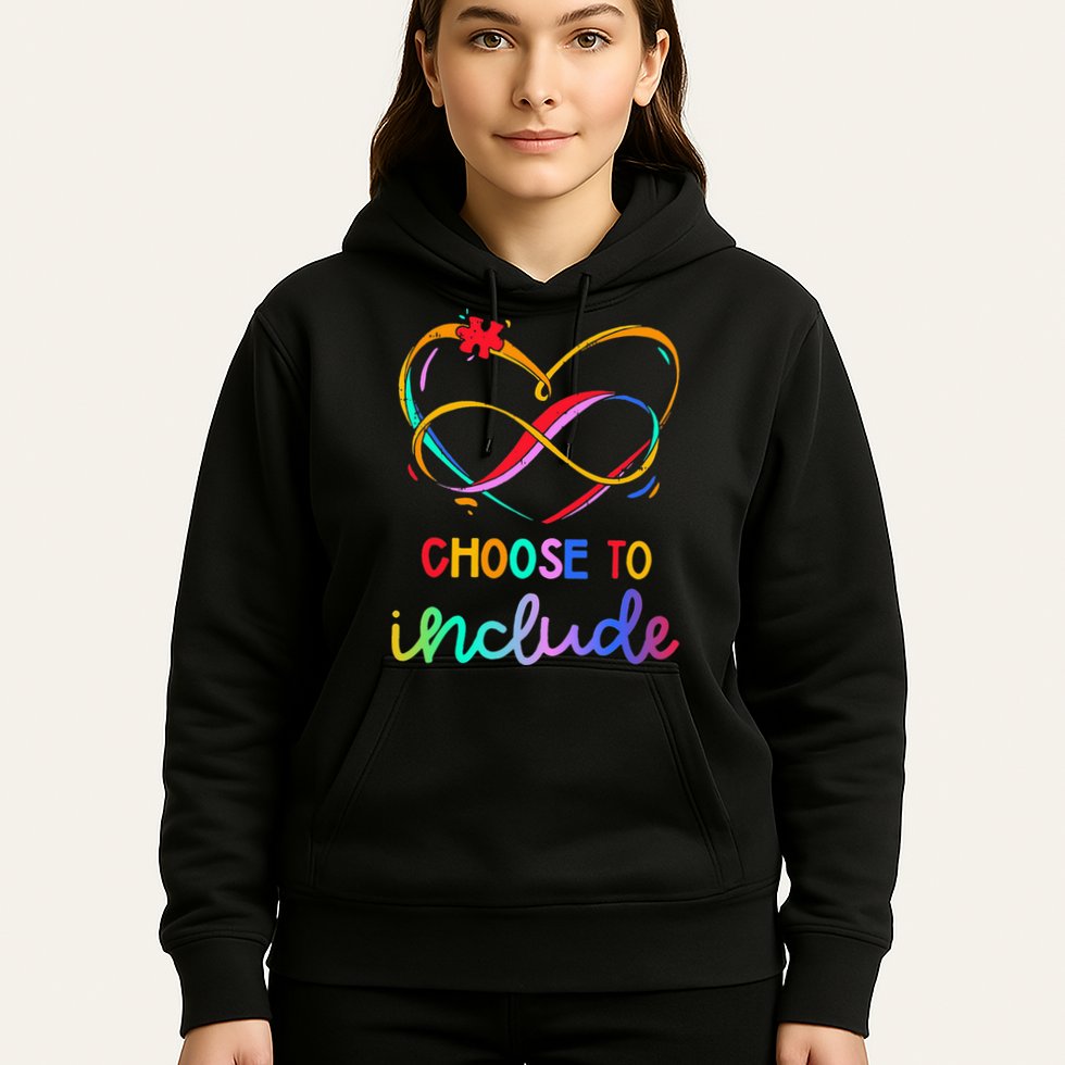 Choose Include Autism Day Teacher School Hoodie