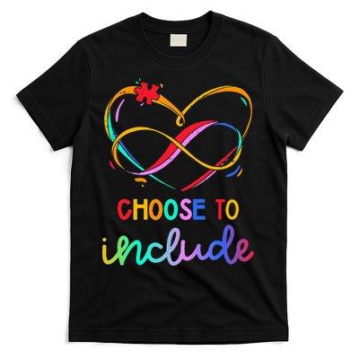 Choose Include Autism Day Teacher School T-Shirt