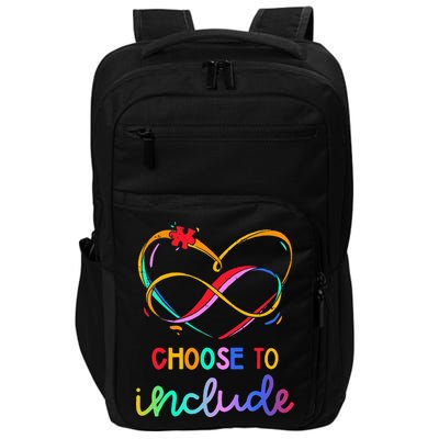 Choose Include Autism Day Teacher School Impact Tech Backpack