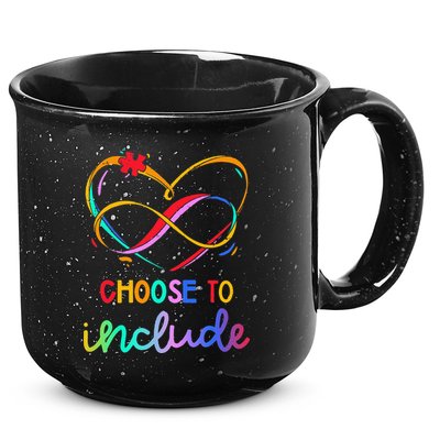 Choose Include Autism Day Teacher School 15oz Campfire Ceramic Mug