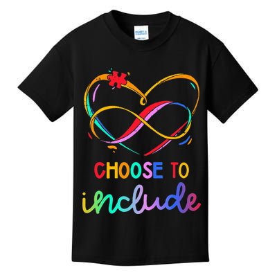 Choose Include Autism Day Teacher School Kids T-Shirt