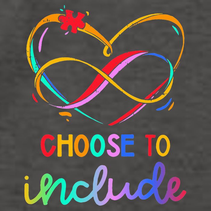 Choose Include Autism Day Teacher School Vector Backpack