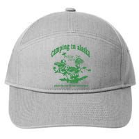 Camping In Alaska Please Be Nice 10 Year Anniversary 7-Panel Snapback Hat