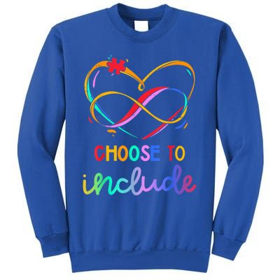 Choose Include Autism Day Teacher School Wo Kid Shirt Sweatshirt