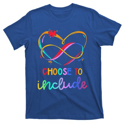 Choose Include Autism Day Teacher School Wo Kid Shirt T-Shirt