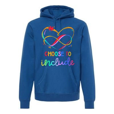 Choose Include Autism Day Teacher School Wo Kid Shirt Premium Hoodie