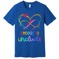 Choose Include Autism Day Teacher School Wo Kid Shirt Premium T-Shirt